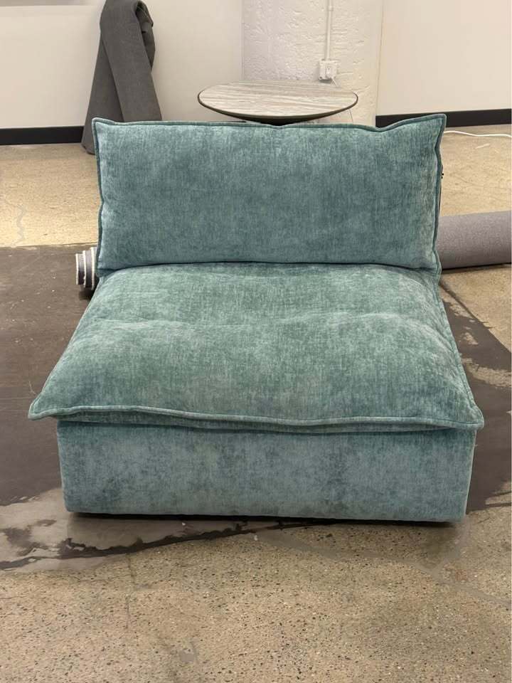 Joybird Haine Armless Chair (Crave Caribbean Twist)