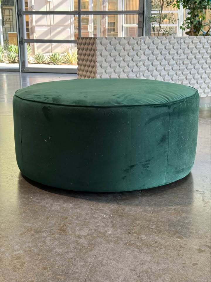 Joybird Cullen Cocktail XL Ottoman (Royale Evergreen)