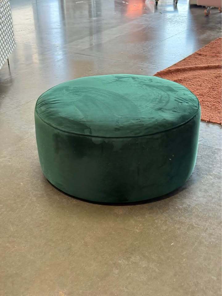 Joybird Cullen Cocktail XL Ottoman (Royale Evergreen)