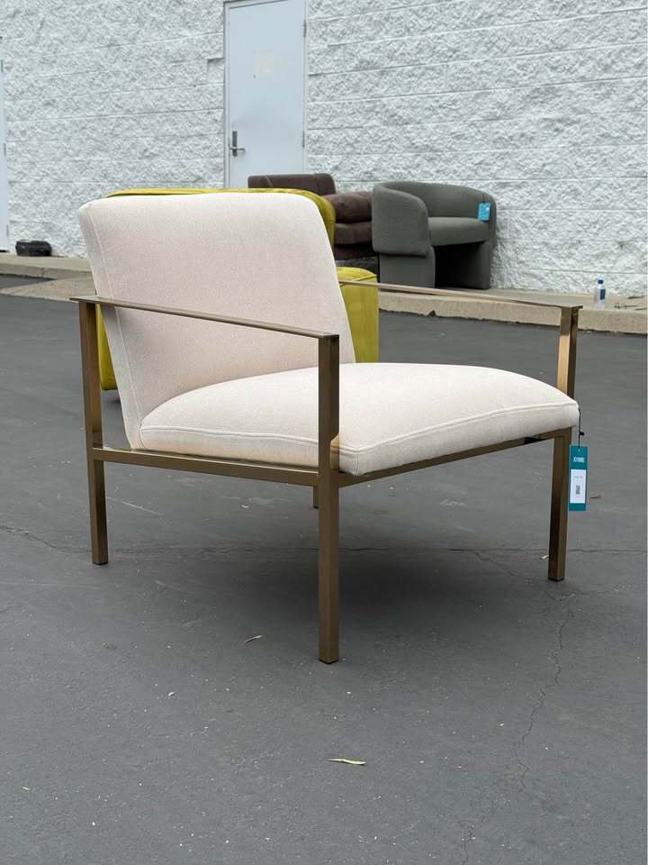 Joybird Orla Accent Chair (Leuven Snow)