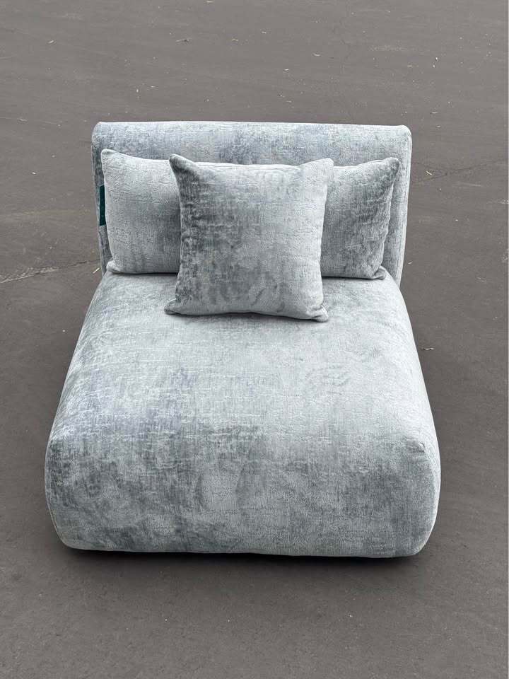Joybird Carin Armless Chair (Plush Mist)