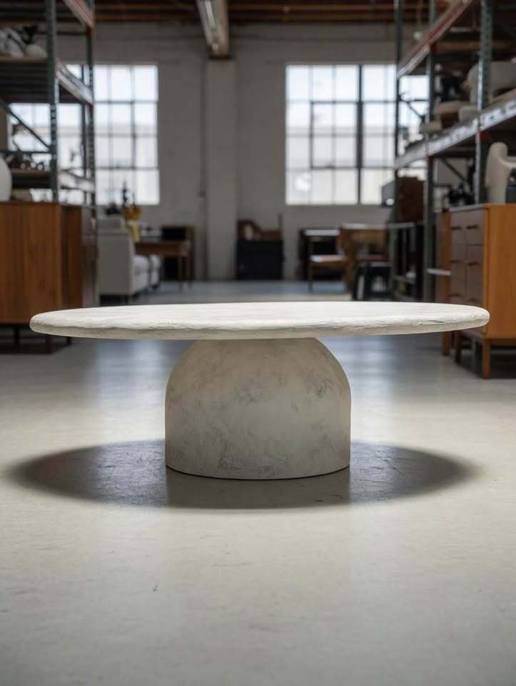 Joybird Jace Coffee Table (Lunar Concrete)