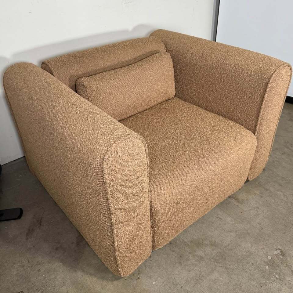 Koala Bangalow Armchair + Bangalow Ottoman (1-Seater, Sand Dune)