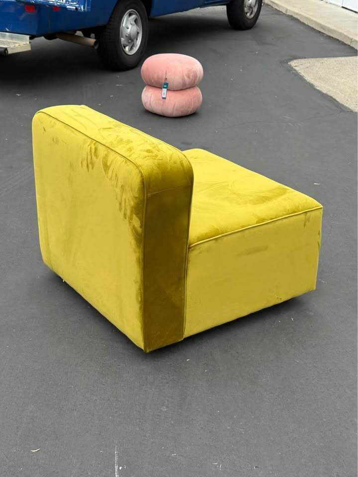 Joybird Logan Armless Chair (Royale Apple)