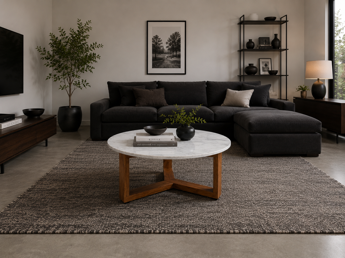 Moe's Home Collection Jinxx Coffee Table Brown